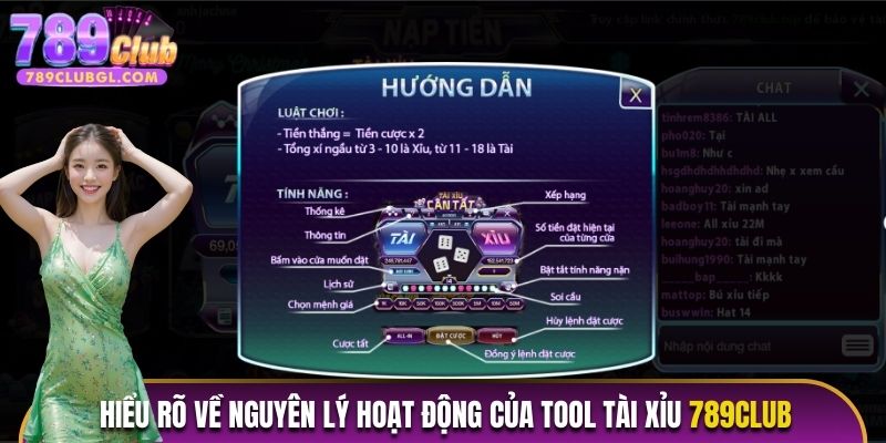 Hiểu rõ nguyên lý hoạt động của tool tài xỉu 789club