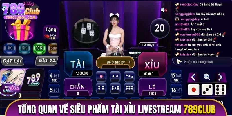 Tổng quan về siêu phẩm tài xỉu livestream 789Club